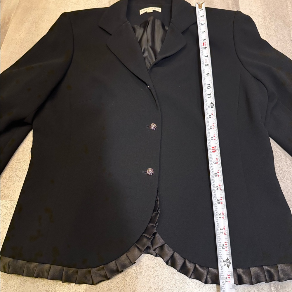 Lord & Taylor Classic Black Blazer - Picture 6 of 10